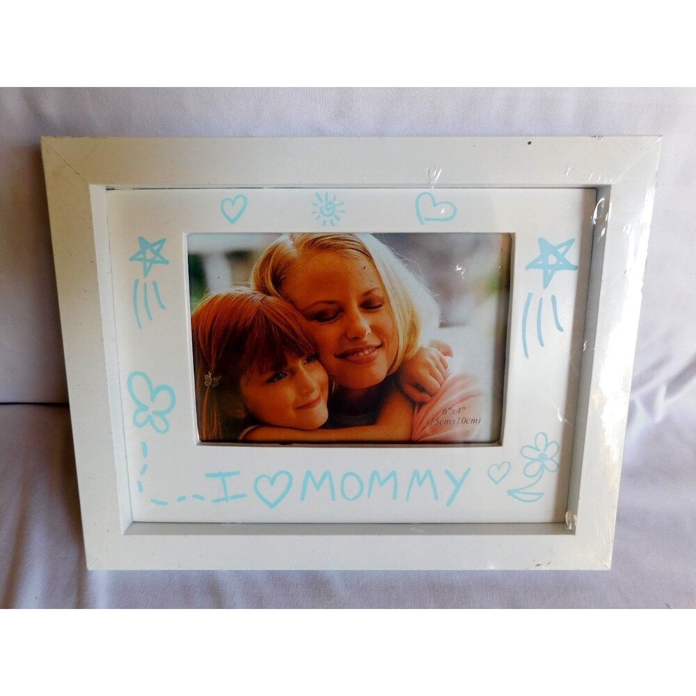 I Love My Mommy/ (1) I Love Daddy Photo Picture Frames 6" x 4"